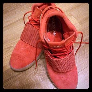 Adidas Tubular Invaders Red Seude